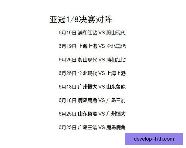 五大联赛最新赛程安排与重要比赛对阵一览